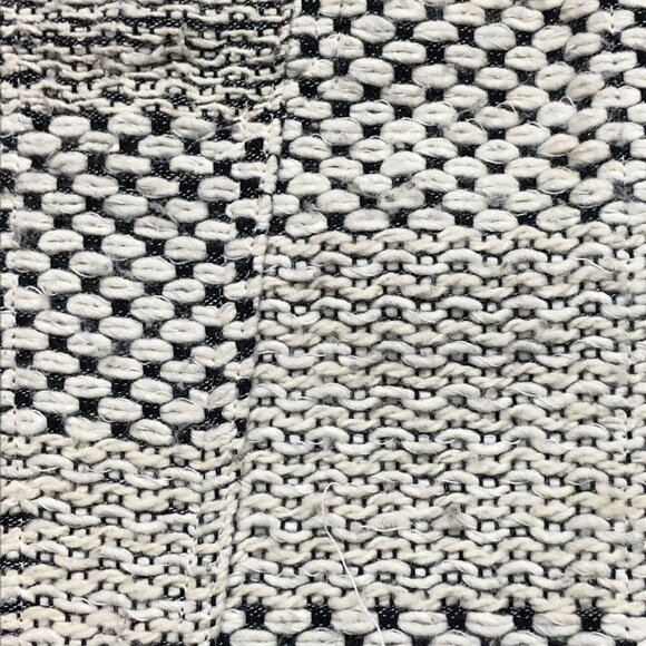 Levi's Made & Crafted Tribal Trucker Fringe Boxy Jacket Size 1 Unisex Blue White - Picture 3 of 10